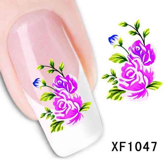 Наклейки для ногтей XF1047 Киев