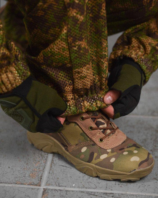 Костюм тактический маскировочный летний сетка варан хищник Одесса - изображение 5