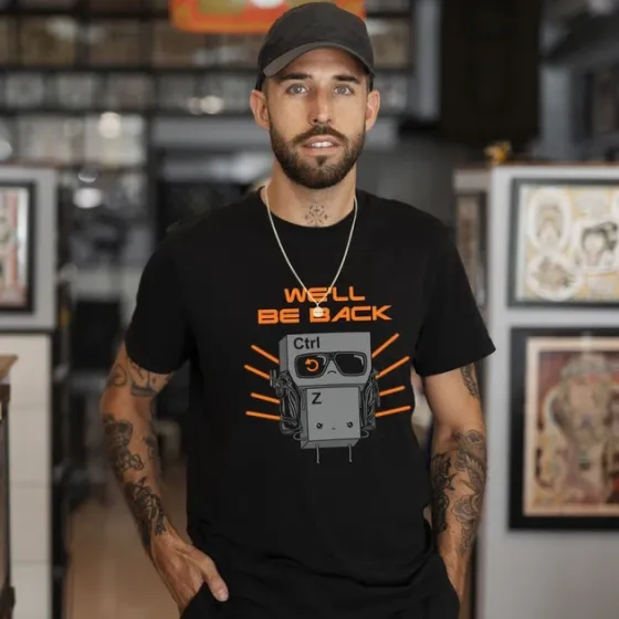 Футболка мужская с принтом Ctrl Z Размер 48 Anime0097 Днепр