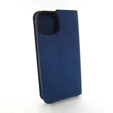 Чехол книжка iPhone 13 14 Premium Case (синий) Одесса
