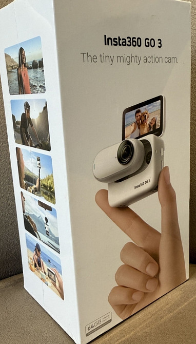 Екшн-камера Insta360 GO 3 4K 64GB White. Харків - фото 5
