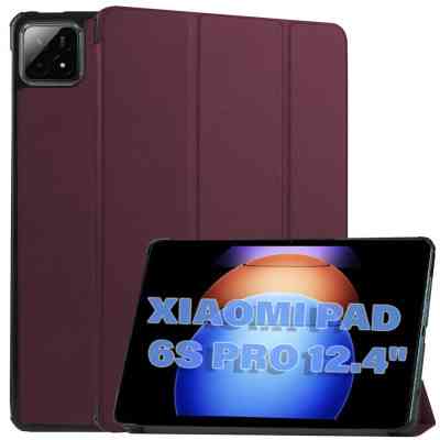 Чехол для планшета BeCover Smart Case Xiaomi Pad 6S Pro 12.4" Red Wine (711087) Винница