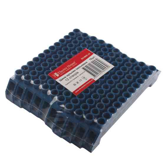 Шина нулевая изолированная, 12 отверстий Днепр