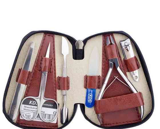 Маникюрный набор KDS (6 предметов) 7103 с металлической пилочкой Киев