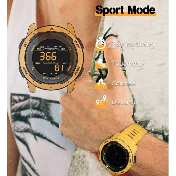 Тактические часы North Edge Mars Pro Black 5Bar (Черный) Винница - изображение 11