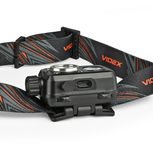 Ліхтарик LED налобний 600Lm 5000К VLF-H189 Videx Житомир