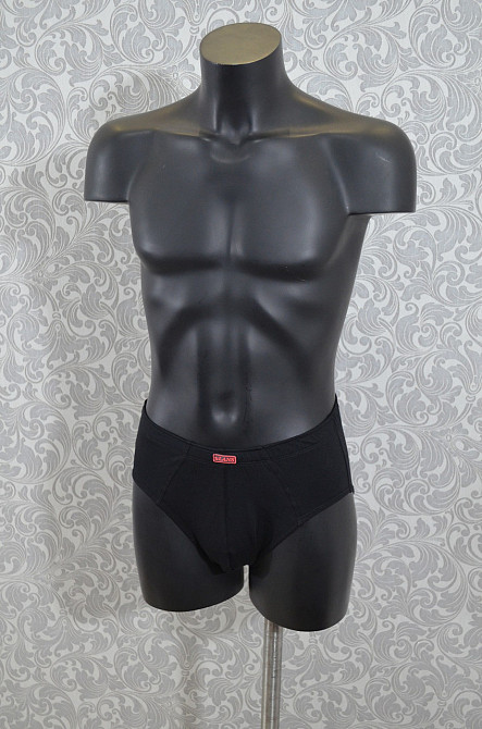 Трусы мужские хлопок Классика (2шт) Lans 02/005 3XL, Черный Киев - изображение 1