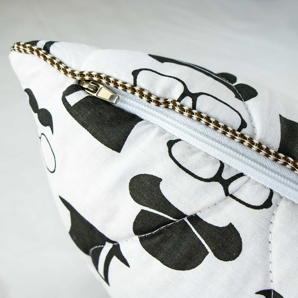 Подушка конопляна YouStar Чарлі 50х70 см чохол 100% бавовна Сатин (Білий) Суми - фото 4