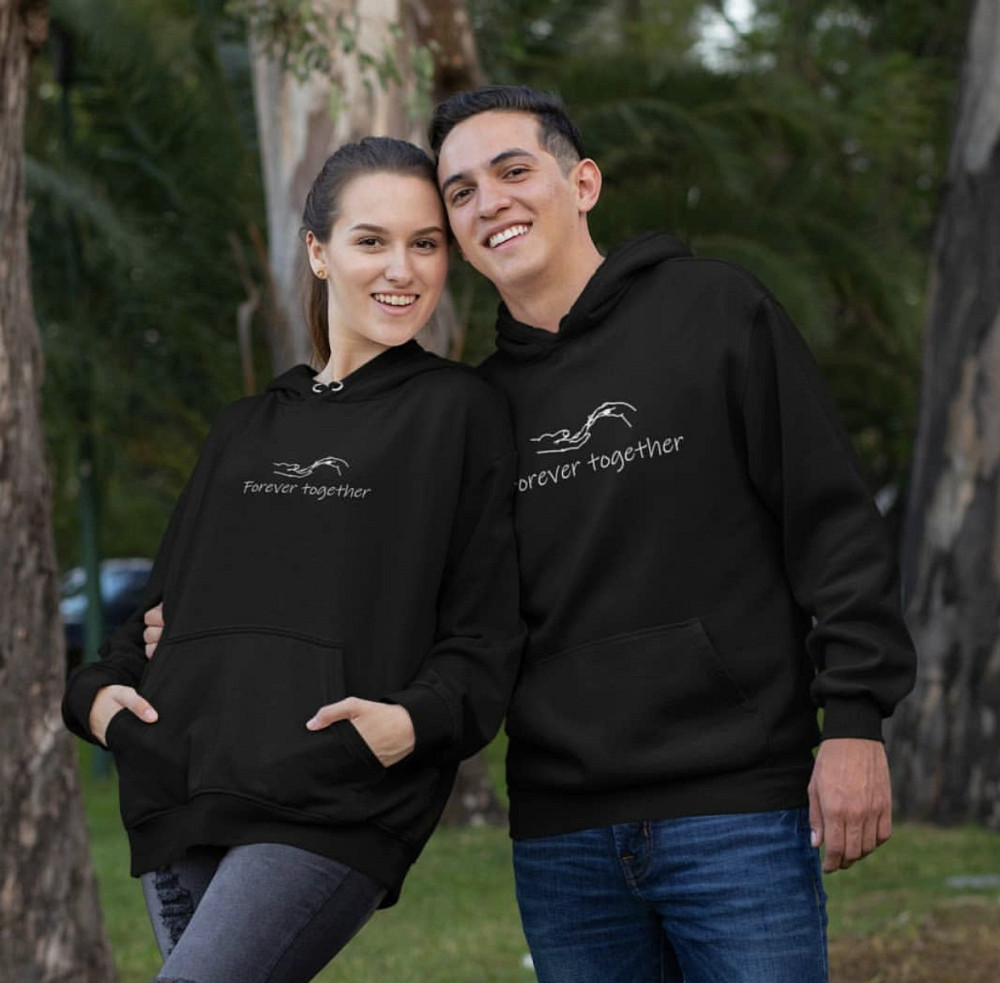 Парне худі для хлопця та дівчини! Парні толстовки. Парні кофти.FOREVER TOGETHER Чернівці - фото 1