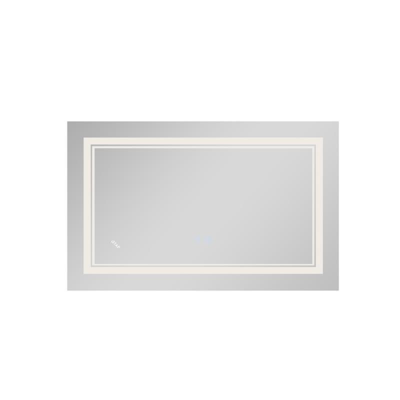 Зеркало настенное прямоугольное сенсорное Qtap Cardinal 700х500 с LED-подсветкой Touch, с антизапотеванием Харьков - изображение 6