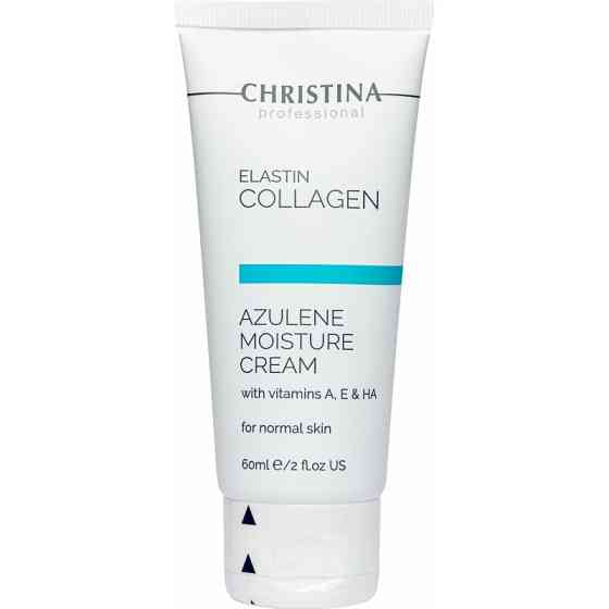 Зволожувальний крем для нормальної шкіри Christina Elastin Collagen Azulene Moisture Cream with Vitamins 60 мл Дніпро