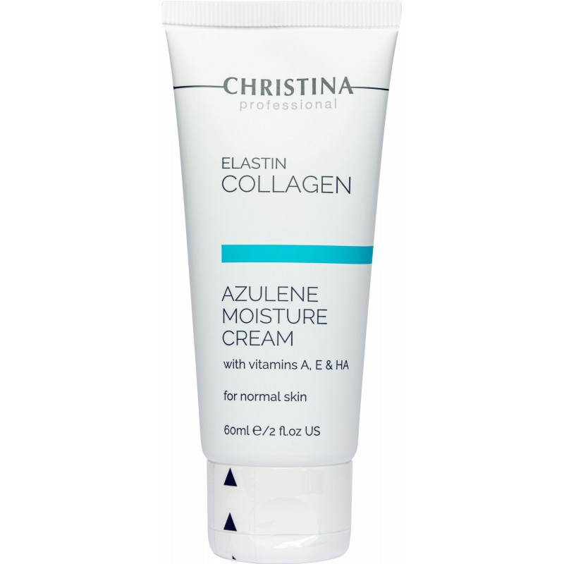 Зволожувальний крем для нормальної шкіри Christina Elastin Collagen Azulene Moisture Cream with Vitamins 60 мл Дніпро - фото 1