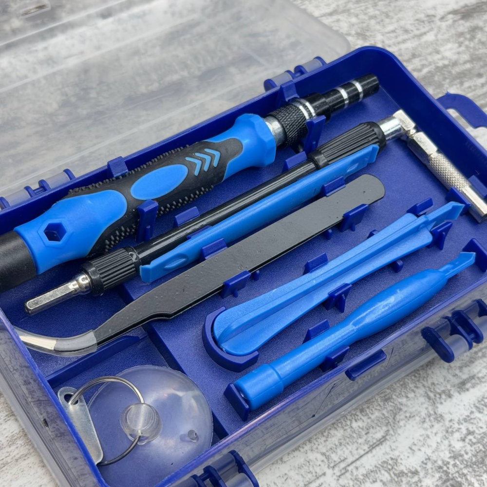 Набор инструментов 115 в 1 для ремонта электроники, отвертка с 98 битами и аксессуарами в кейсе Киев - изображение 3