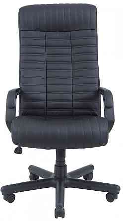 Офісне Крісло Керівника Richman Provence Шкіра Комбо Lux Пластік Rich М2 AnyFix Чорний Київ