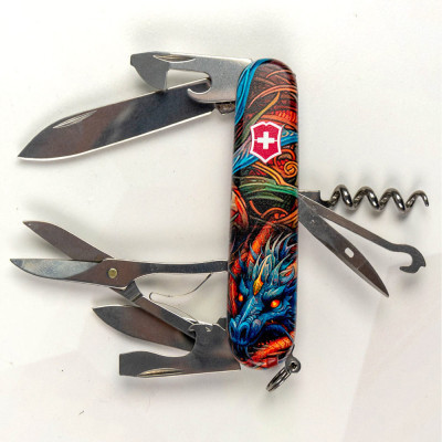 Нож Victorinox Climber Zodiac Сапфіровий дракон (1.3703_Z3260p) Винница - изображение 9