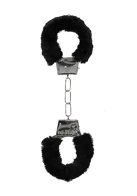 Наручники Beginners Handcuffs Furry - Black Sex Aura Київ - фото 1