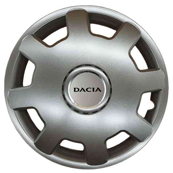 Автомобильные модельные колпаки R13 Dacia 105 4шт, SJS, серебристые Киев