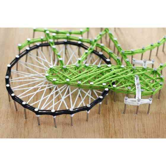 Набір стрінг-арт "Велосипед" ABC-011 дерев'яна основа Вінниця