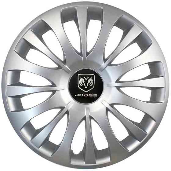 Автомобильные модельные колпаки R15 Dodge 329 4шт, SJS, серебряные Киев