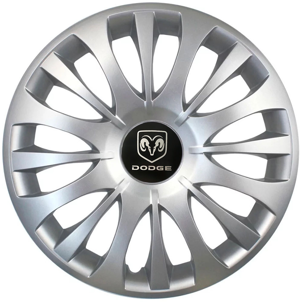Автомобильные модельные колпаки R15 Dodge 329 4шт, SJS, серебряные Киев - изображение 1