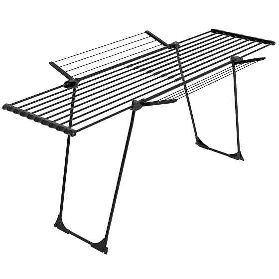 Сушарка для білизни підлогова Casa Si Casa Flex Ultra Black (CS92180B04H) Київ