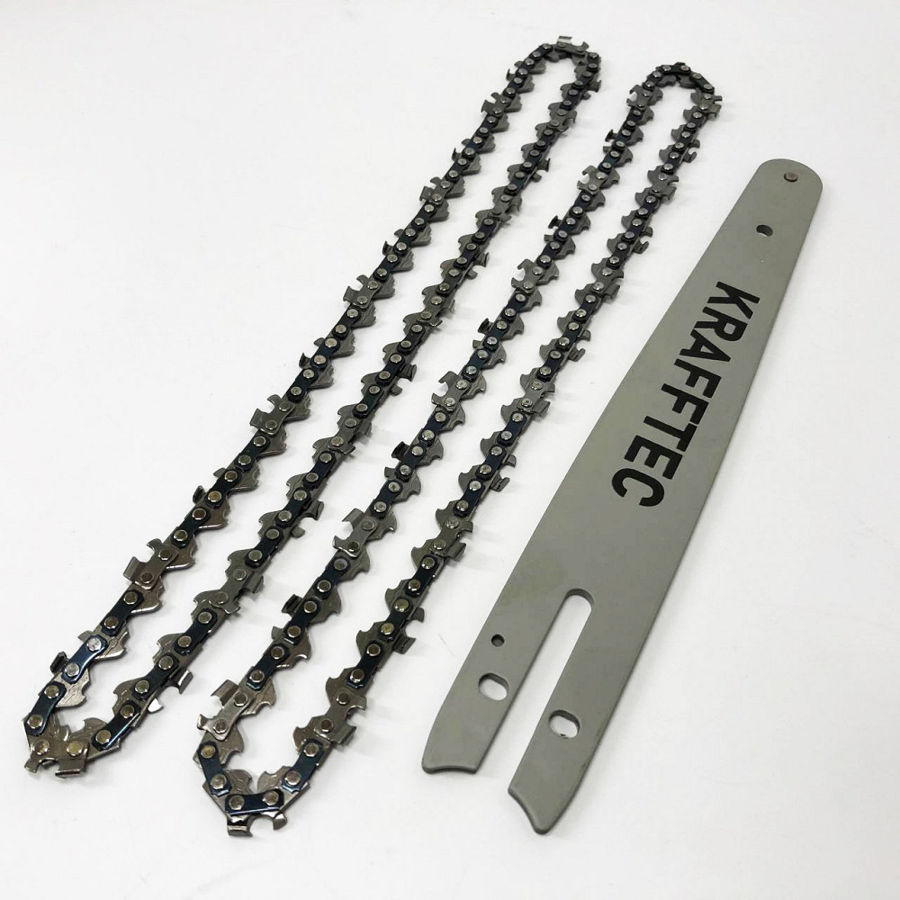 Гарний ланцюг для бензопили 40 см + 2 цепи 16 дюймов, Шина і ланцюг для електропил ZV-70 Львів - фото 1