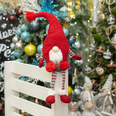 Прикраса декоративна YES! Fun Гном новорічний 50 см, червоного кольору (973617) Вінниця - фото 2