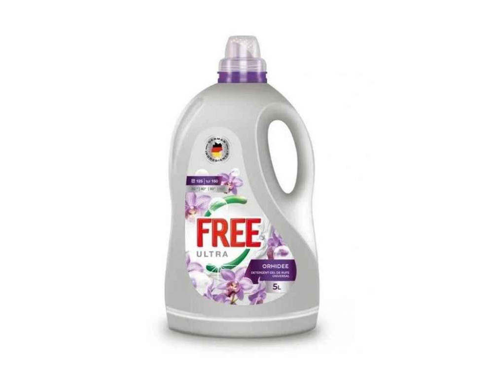 Гель для прання 5л Color Orchid з ароматом свіжості ТМ FREE Київ - фото 1