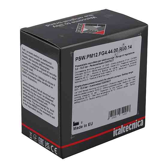 Реле тиску Italtecnica PM-5 G-14SG (000030285) Київ