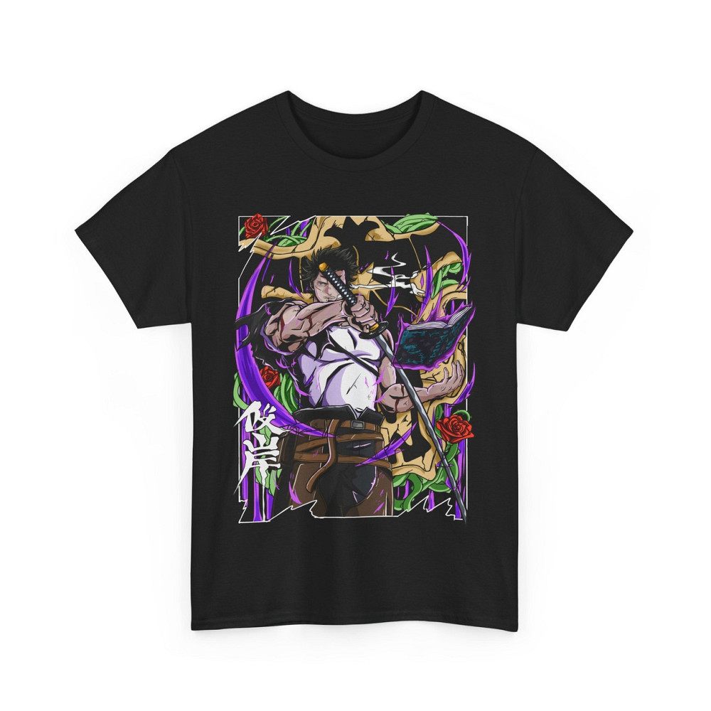 Футболка для хлопчика з аніме принтом Чорна конюшина оверсайз (зріст від 165 до 180) Чорний AnimeJ0478m Дніпро - фото 5