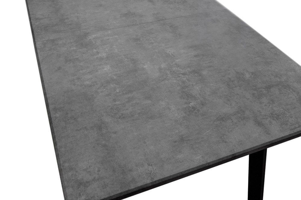 Стіл Хьюстон 130(+40)*77 чорний метал/мрамор темн Днепр - изображение 10