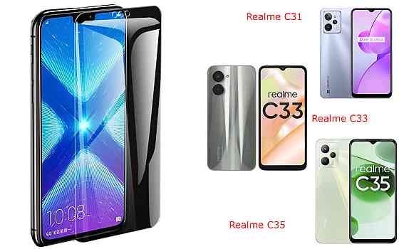 Защитное стекло NeoGlass для Realme C31, Realme C33, Realme C35 – ультрапрозрачное и устойчивое Киев