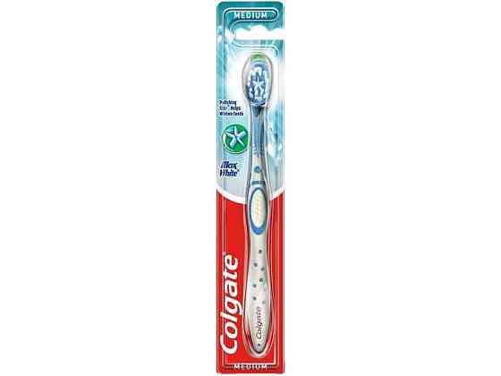 Зубна щітка 1шт Max White відбілююча середньої жорсткості ТМ Colgate Київ