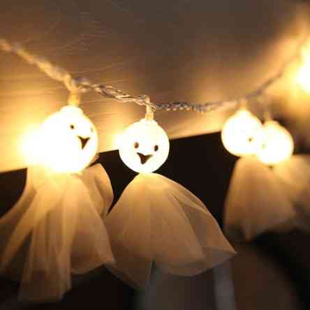 Гирлянда на Хэллоуин Привидение 150 см 10 led теплый белый Киев