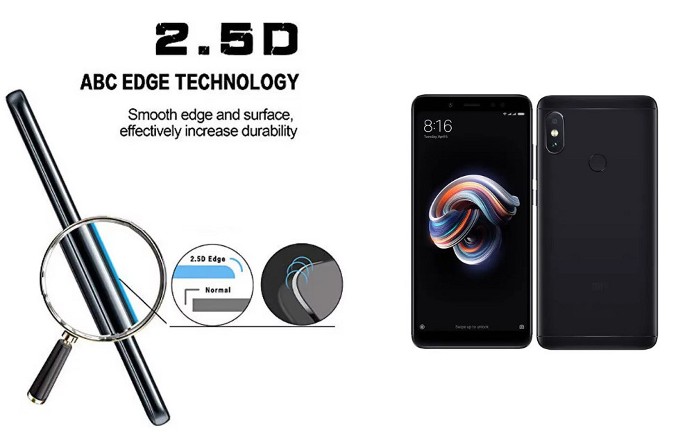 Защитное стекло ArmorGlass для Xiaomi Redmi Note 5, Note 5 Pro – устойчивое к царапинам и ударам Киев - изображение 2