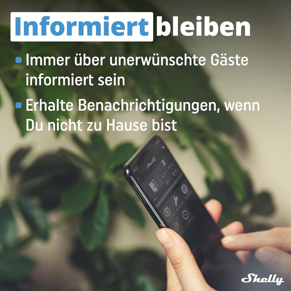 Shelly Blu Door/Window Brown Bluetooth датчик дверей и окон с датчиком освещённости мгновенная реакция iOS Киев - изображение 7