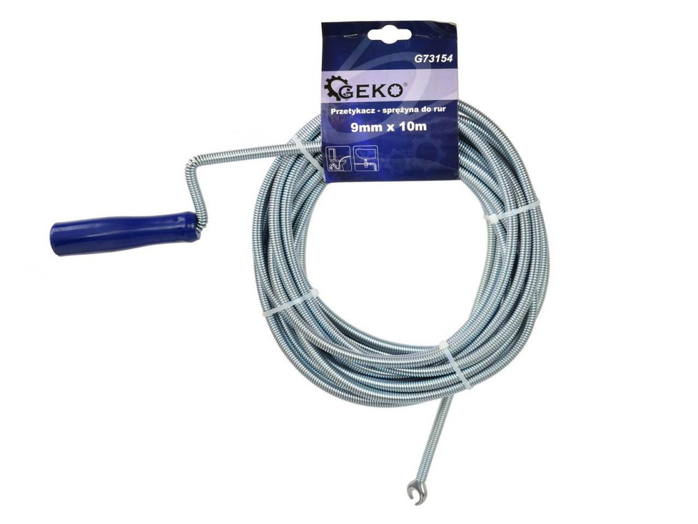 Тросик чистки каналізації "GEKO" довжиною 10 метрів діаметром 9 мм Київ - фото 1