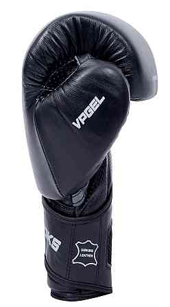 Боксерські рукавички V`Noks Futuro Tec 14 унцій (Винокс) Чорні, натуральна шкіра, преміум захист Київ