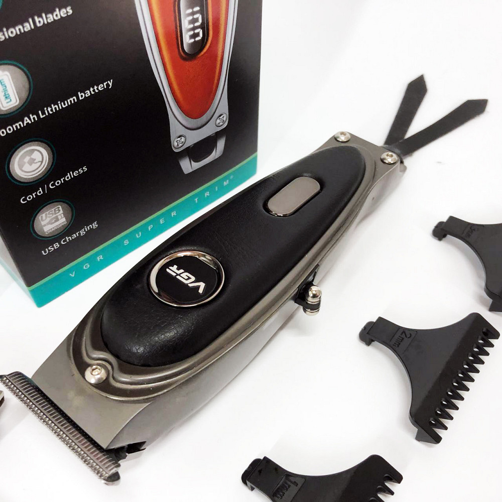 Класна машинка для стрижки волосся, Бездротові машинки для стрижки легкі Надійна машинка BP-93 Івано-Франківськ - фото 10