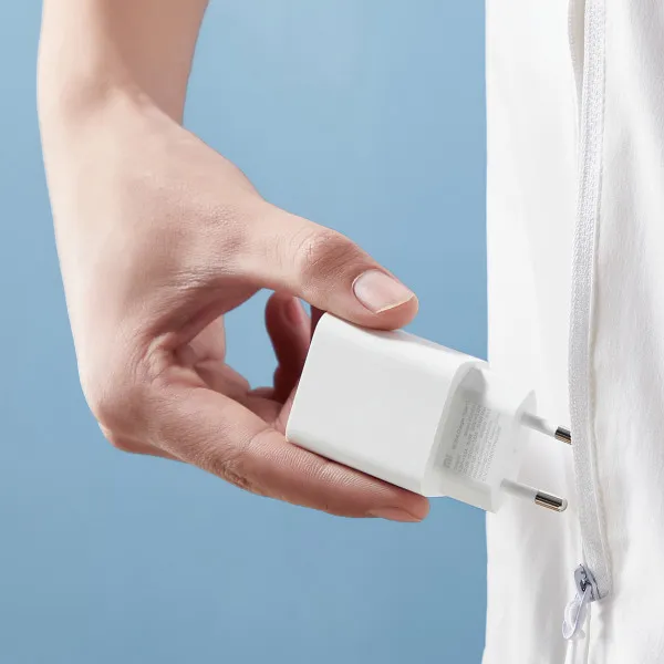 Зарядний пристрій Xiaomi Mi 20W Type-C білий Київ - фото 3