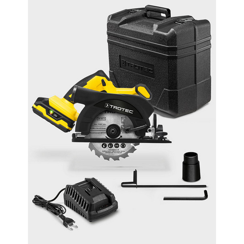 Пила циркулярная аккумуляторная Trotec PCSS 10-20V + кейс (4430000110) Вінниця - фото 6