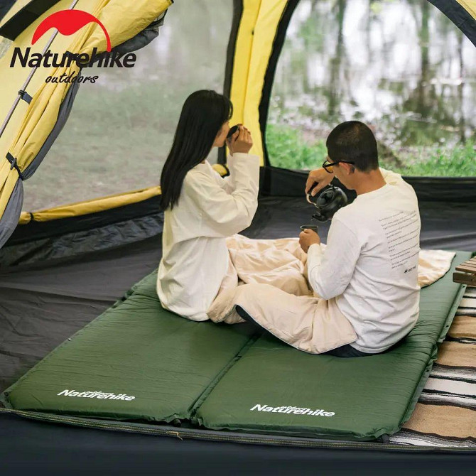 Матрац cамонадувний 5 см Naturehike NH20DZ003, бежевий Киев - изображение 5