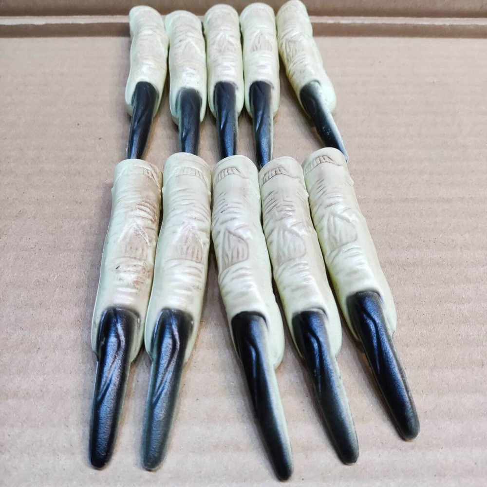 Пальці з пазурами 10 шт. світлонакопичувальні Хелловін 13 см Київ - фото 5