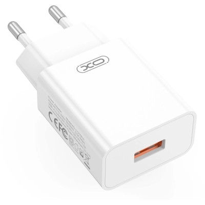 Зарядное устройство XO USB-A QC18W White (L127.white) Винница - изображение 3