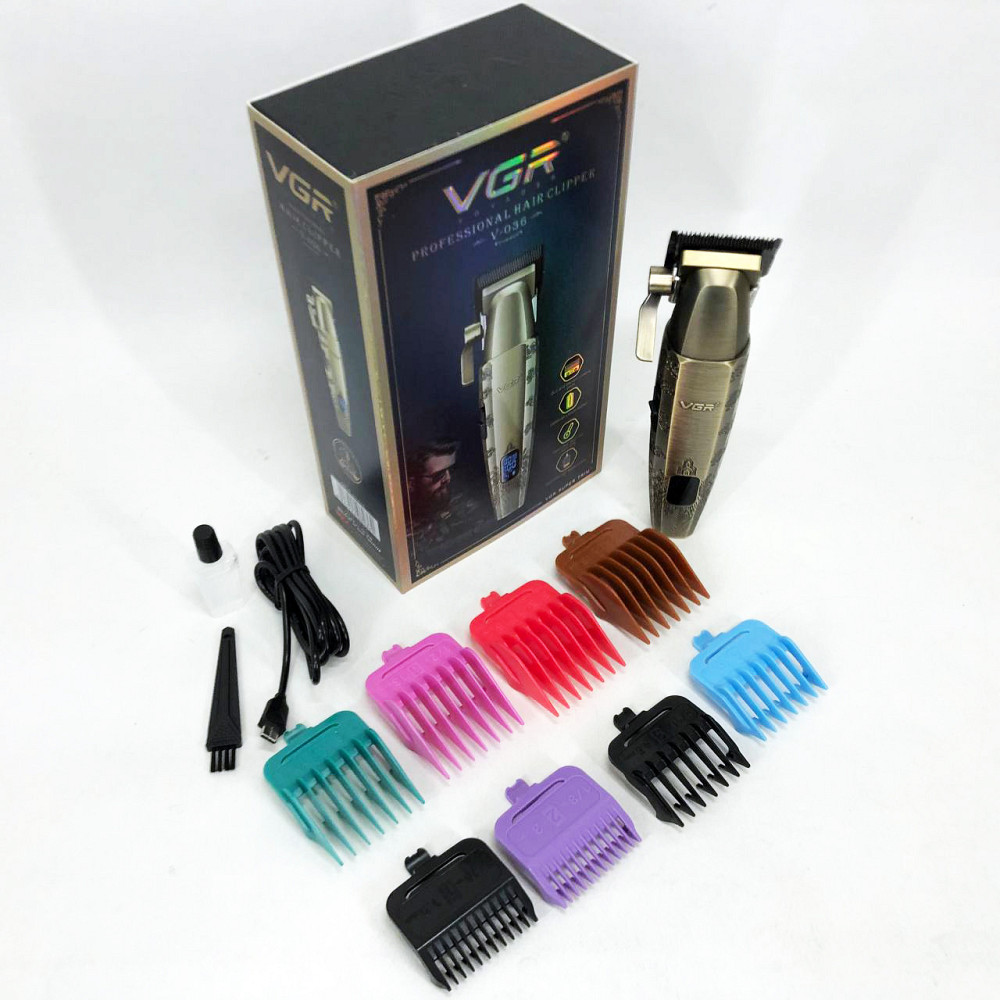 Парикмахерская машинка аккумуляторная профессиональная, Мужской триммер для окантовки BZ-42 Львов - изображение 3