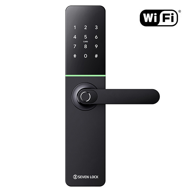 Умный дверной биометрический замок SEVEN LOCK SL-7779BFW-T Киев - изображение 1