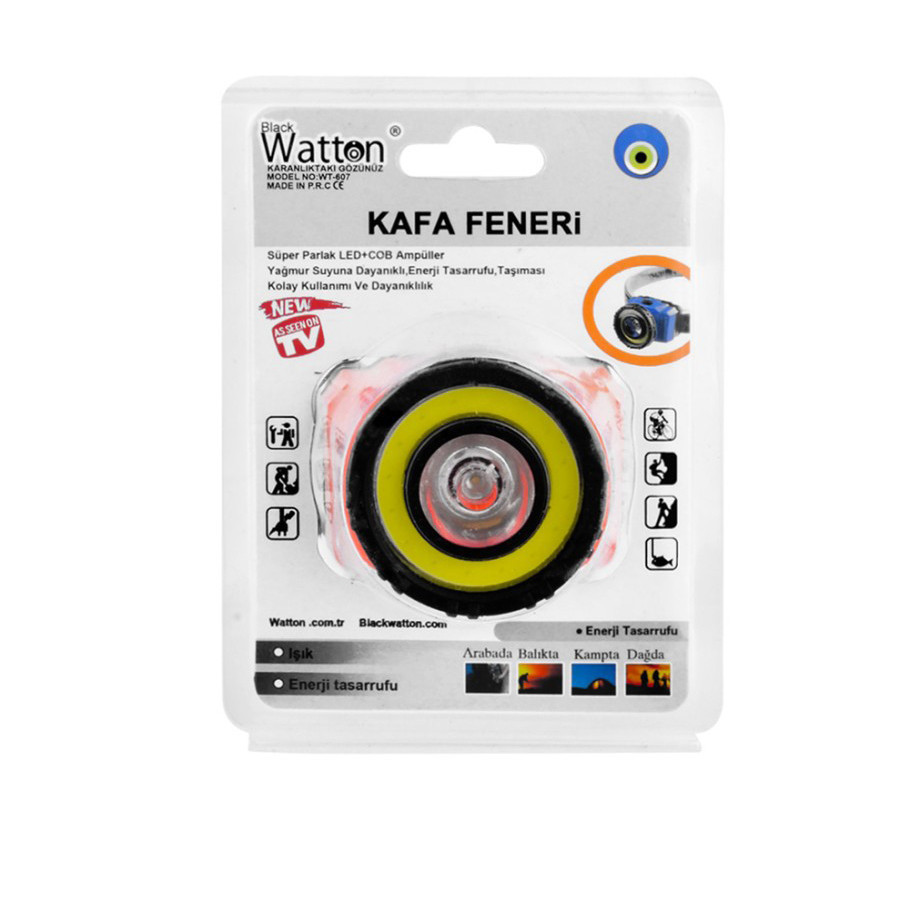 Потужний лобовий ліхтар на батарейках WATTON WT-607 дальністю 50-150 метрів з трьома режимами роботи від 3-х ААА Кам'янець-Подільський - фото 7