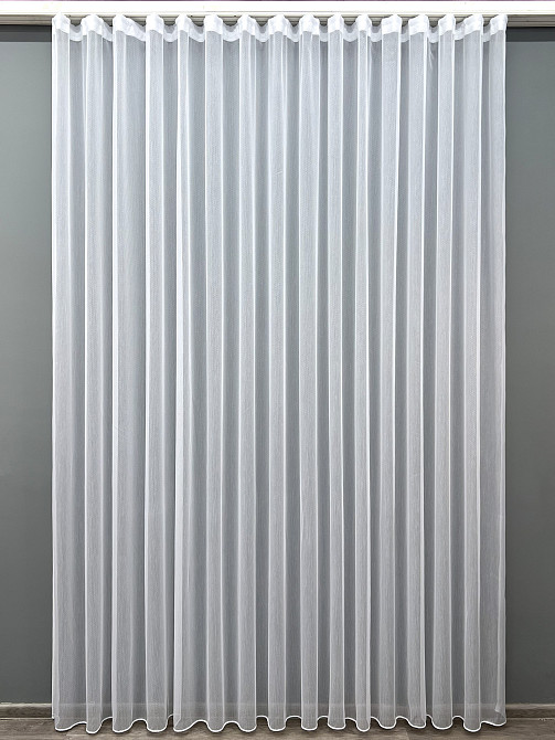 Тюль VR-Textil 1985т Жакард фактурний Білий 400х270 см (42-0975) Київ - фото 2