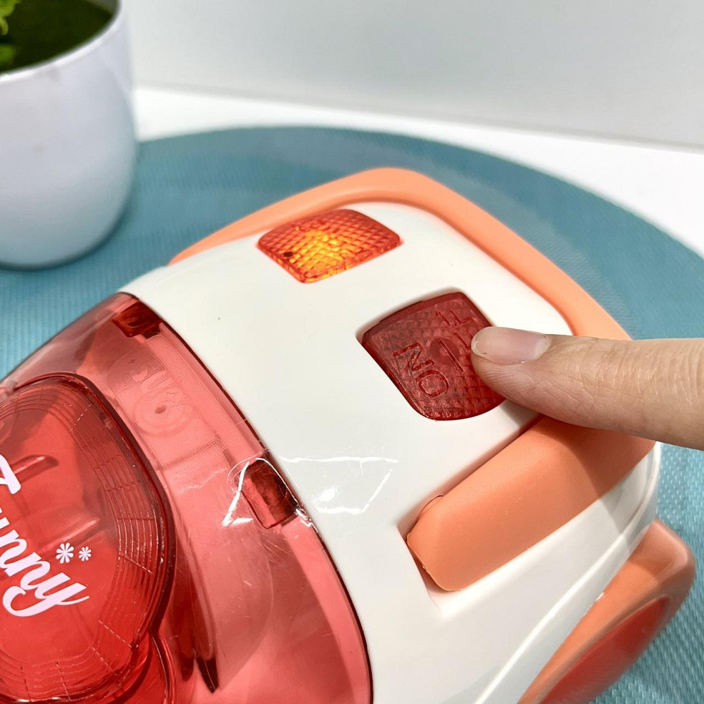 Набір для прибирання з пилососом світловими ефектами 12 предметів Червоний (8023) Чернігів - фото 5