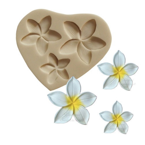 Молд силіконовий Орхідея 9 на 8 см сірий Київ - фото 3